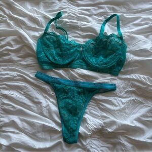 LOUNGE underwear \\ lace lingerie set